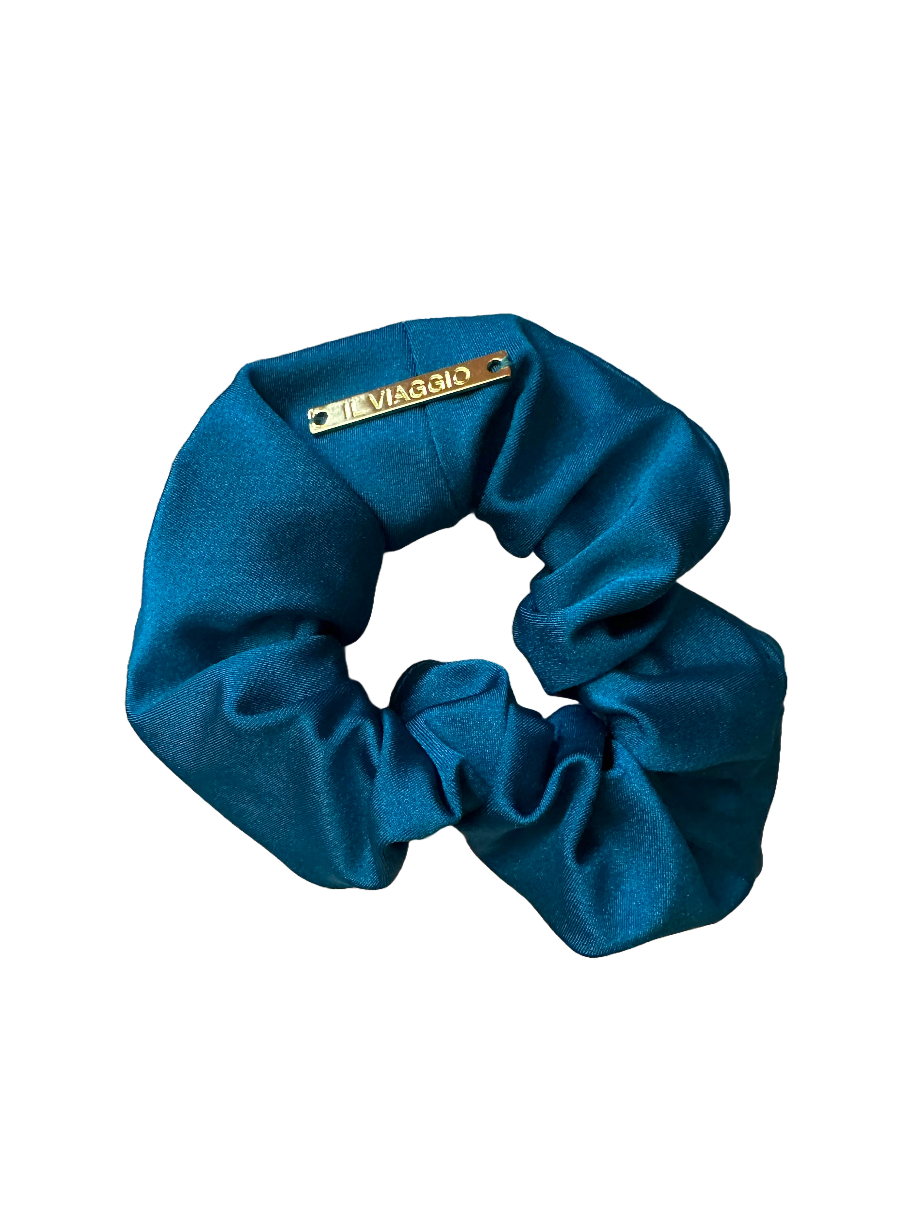 Blue Il Viaggio Hair Scrunchie